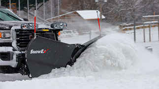 SOLD OUT New SnowEx 8.5 MS HDV Model, V-plow Flare Top, Trip edge Steel V-Plow, Automatixx Attachment System